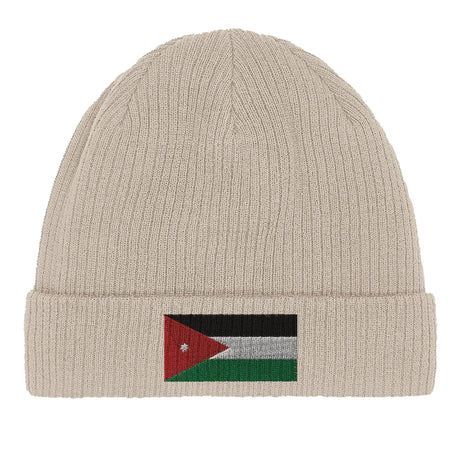 Bonnet coton jordanie broderie drapeau respirabilité optimale