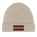 Bonnet coton lettonie broderie respirabilité optimale