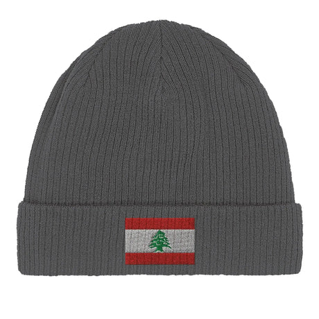 Bonnet coton liban broderie drapeau respirabilité optimale