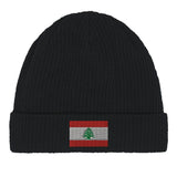 Bonnet coton liban broderie drapeau respirabilité optimale