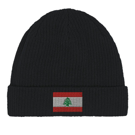 Bonnet coton liban broderie drapeau respirabilité optimale