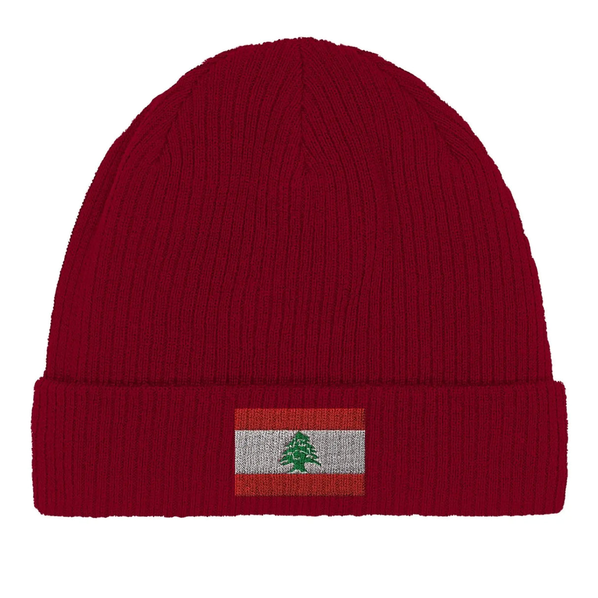 Bonnet coton liban broderie drapeau respirabilité optimale