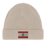 Bonnet coton liban broderie drapeau respirabilité optimale