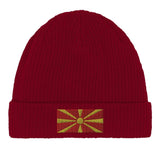 Bonnet coton macédoine du nord broderie usage quotidien