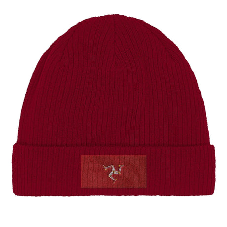 Bonnet coton naturel île de man broderie usage quotidien