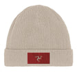Bonnet coton naturel île de man broderie usage quotidien