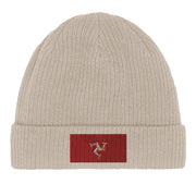 Bonnet coton naturel île de man broderie usage quotidien