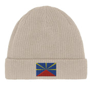 Bonnet coton naturel la réunion broderie usage quotidien