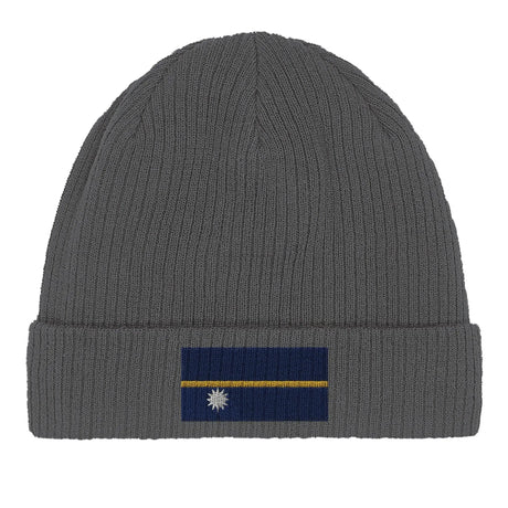 Bonnet coton naturel nauru broderie usage quotidien