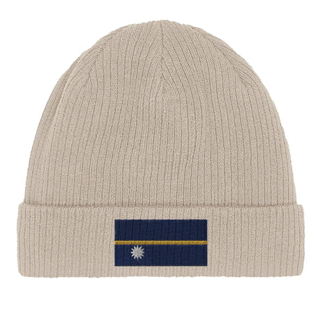 Bonnet coton naturel nauru broderie usage quotidien