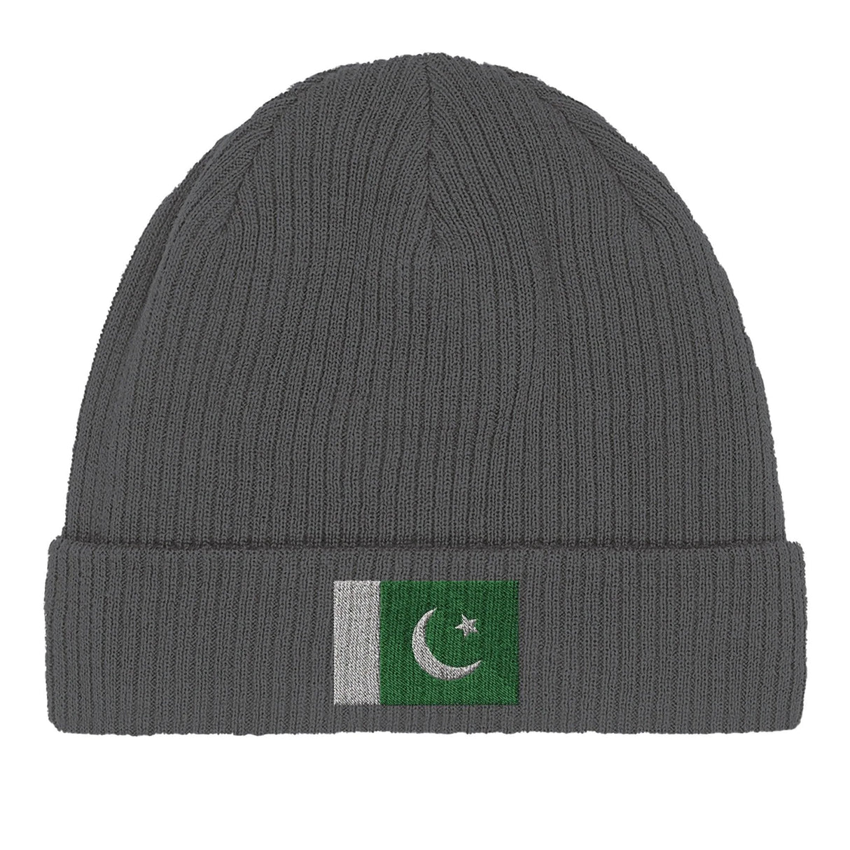 Bonnet coton pakistan broderie motif drapeau respirabilité