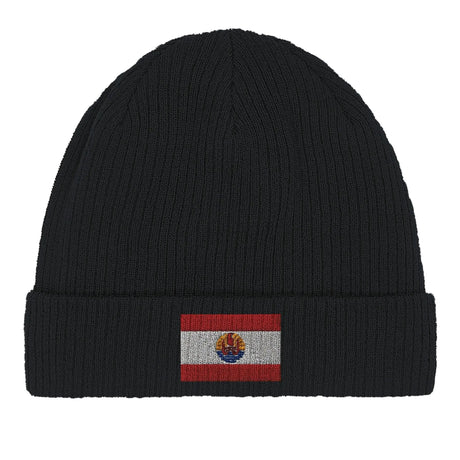 Bonnet coton polynésie française broderie confortable