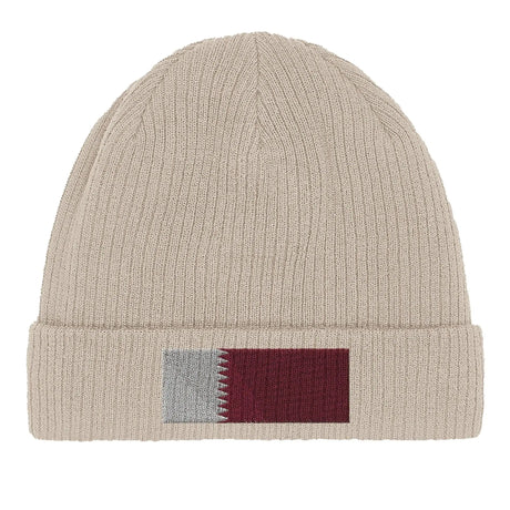 Bonnet coton qatar broderie drapeau avec respirabilité
