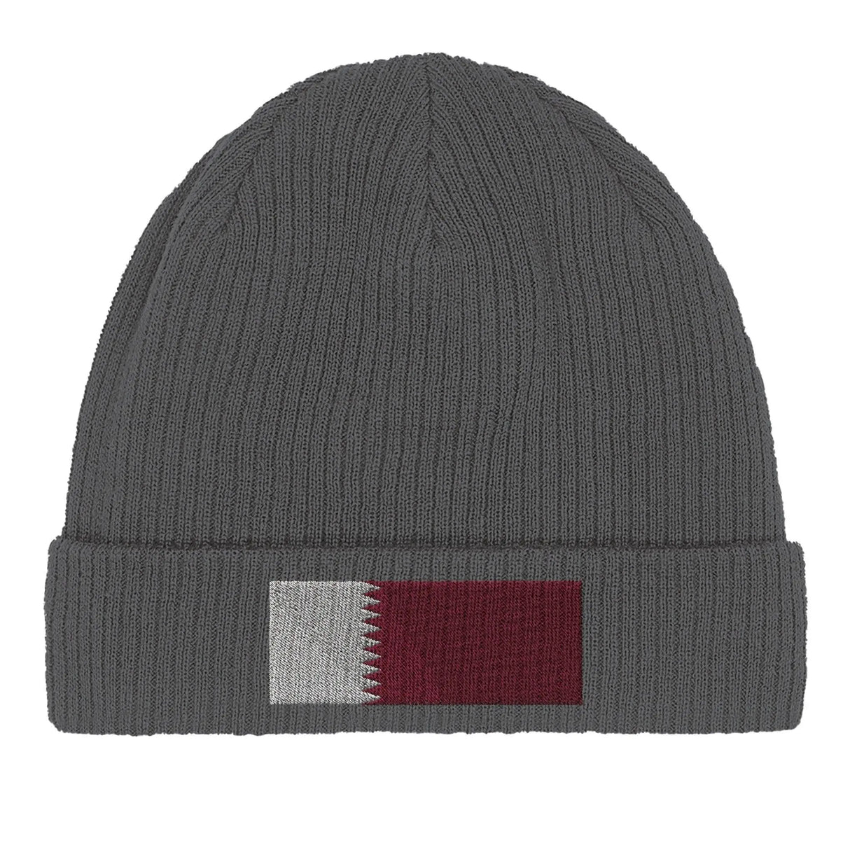 Bonnet coton qatar broderie drapeau avec respirabilité