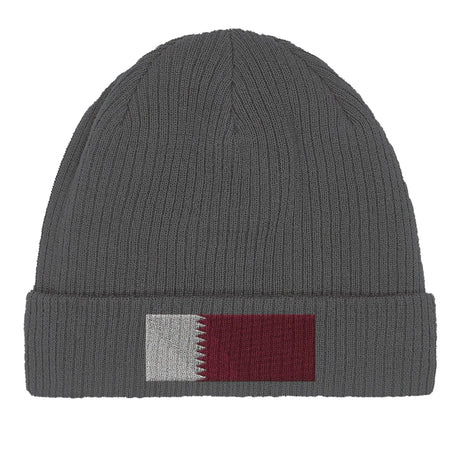 Bonnet coton qatar broderie drapeau avec respirabilité