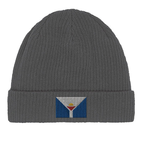 Bonnet coton saint-martin broderie drapeau antilles française