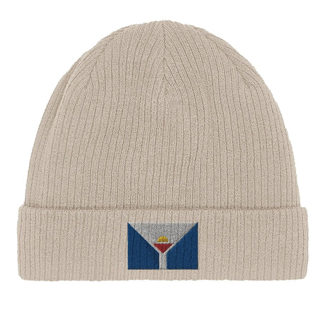 Bonnet coton saint-martin broderie drapeau antilles française