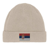 Bonnet coton serbie broderie drapeau respirabilité optimale