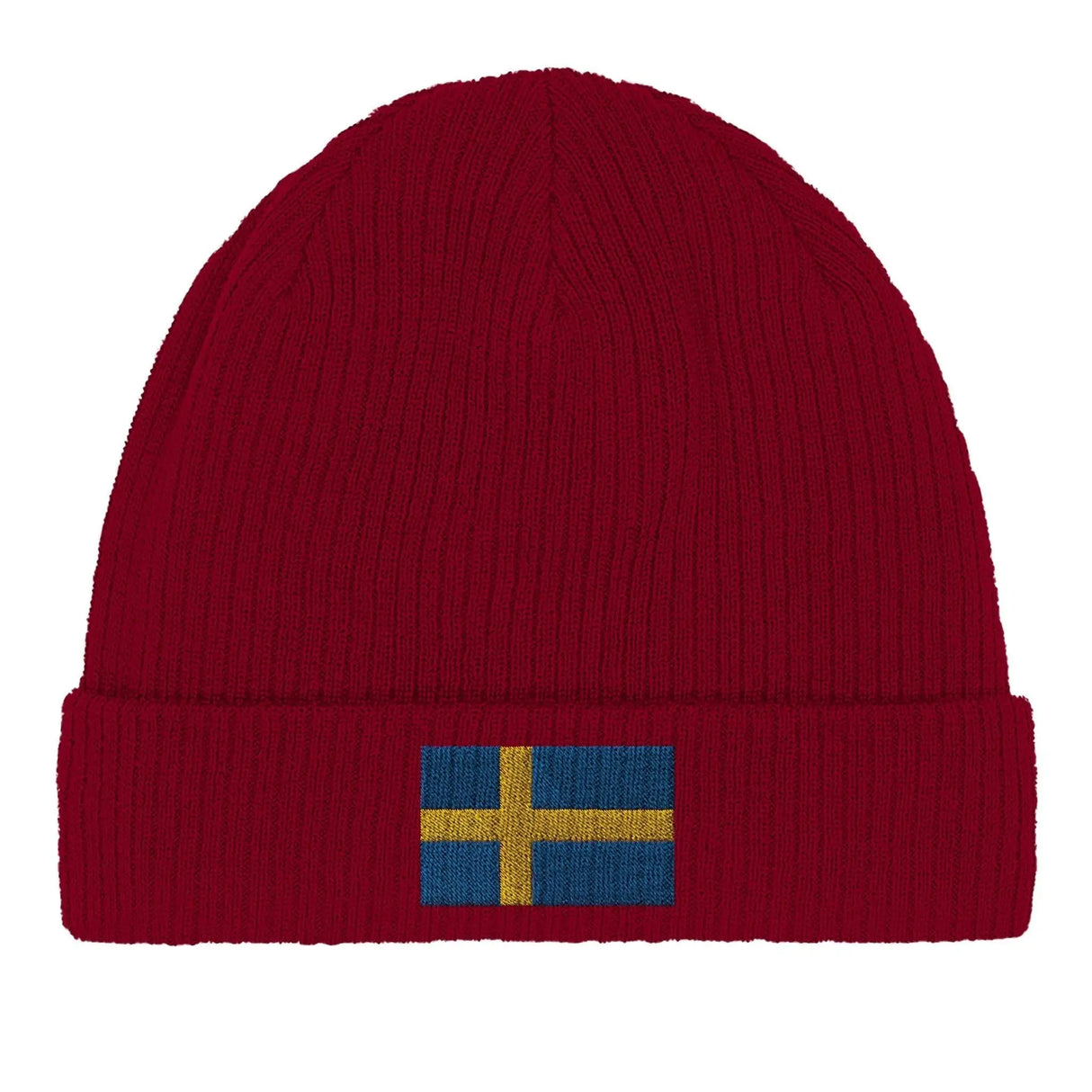 Bonnet coton suède broderie drapeau respirabilité optimale