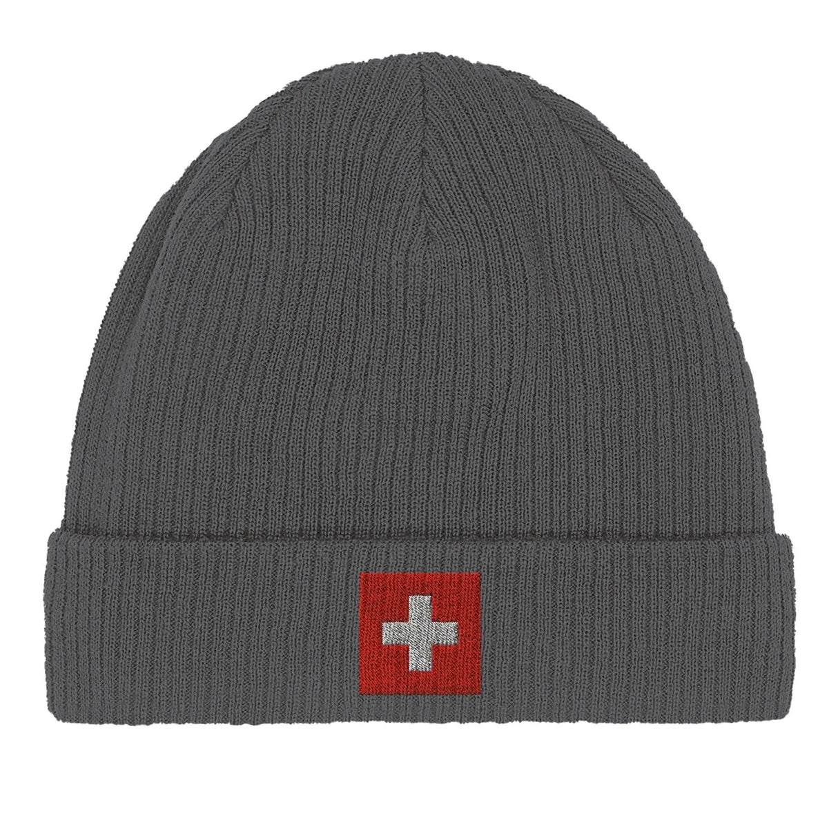 Bonnet coton suisse broderie armoiries respirabilité optimale