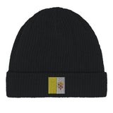 Bonnet coton vatican broderie couleurs usage quotidien
