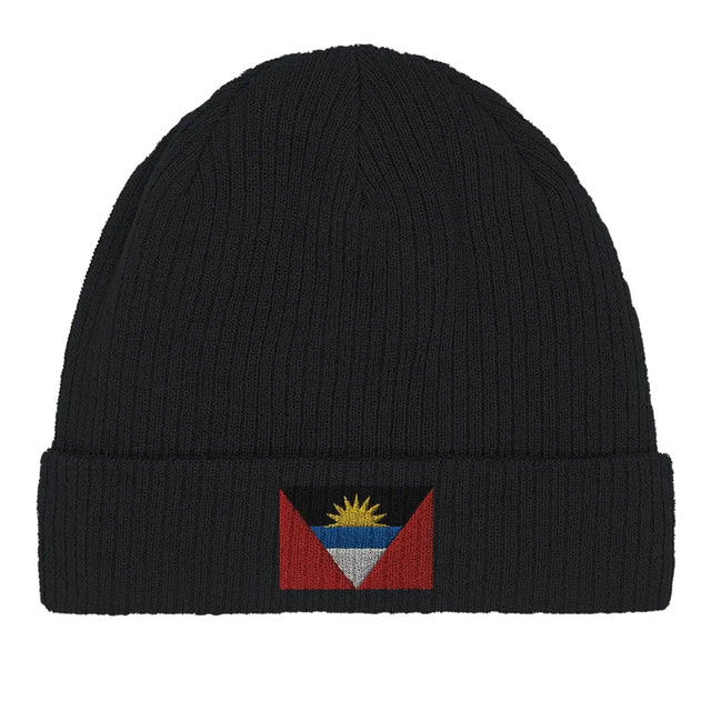 Bonnet en coton Drapeau d'Antigua-et-Barbuda - Pixelforma 