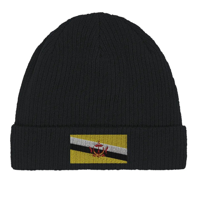 Bonnet en coton drapeau de brunei - pixelformaflag