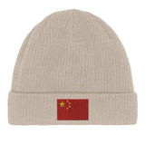 Bonnet en coton Drapeau de la Chine - Pixelforma 