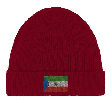 Bonnet en coton Drapeau de la Guinée équatoriale - Pixelforma 