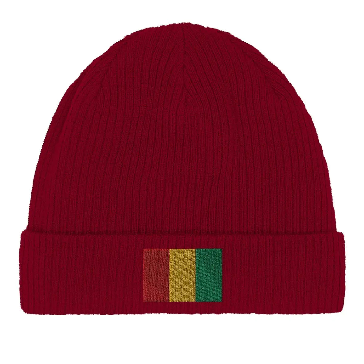 Bonnet en coton Drapeau de la Guinée - Pixelforma 