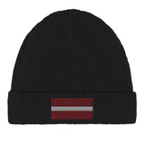 Bonnet en coton drapeau de la lettonie - pixelformaflag