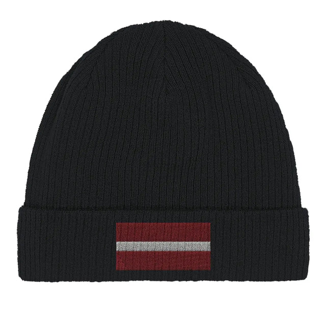 Bonnet en coton drapeau de la lettonie - pixelformaflag