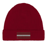 Bonnet en coton drapeau de la lettonie - pixelformaflag