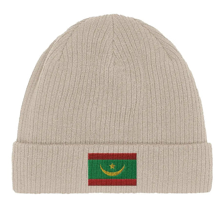 Bonnet en coton Drapeau de la Mauritanie - Pixelforma 