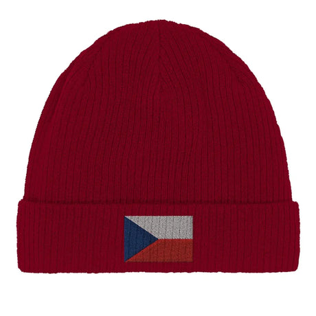 Bonnet en coton Drapeau de la Tchéquie - Pixelforma 