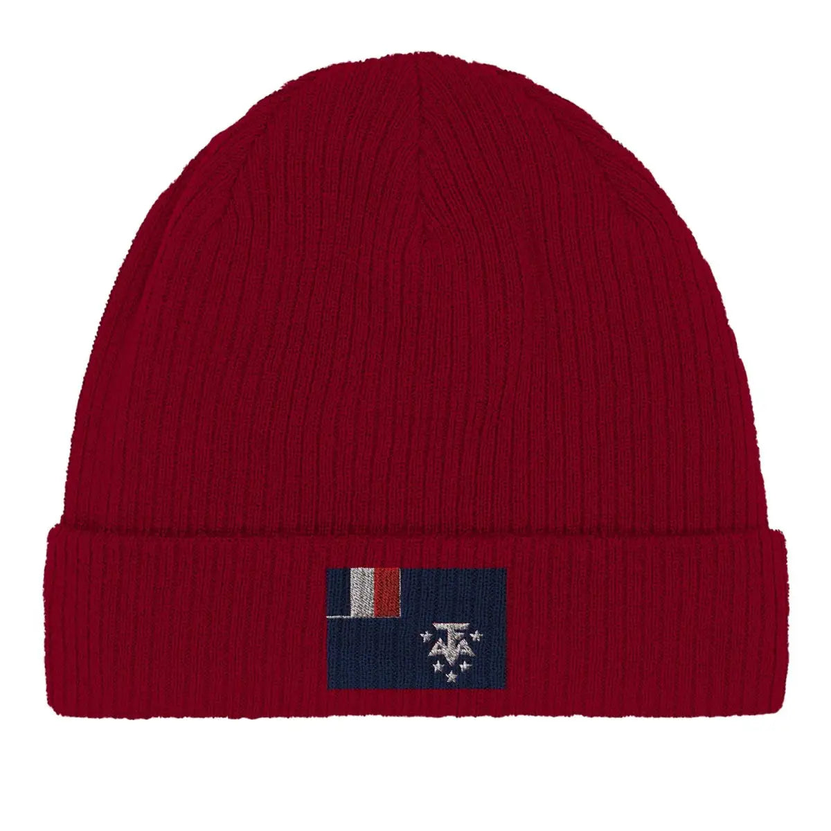 Bonnet en coton Drapeau de l'Antarctique française - Pixelforma 