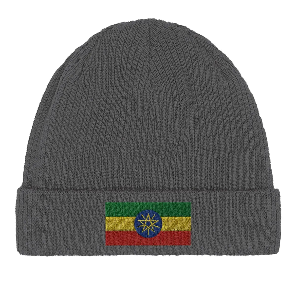 Bonnet en coton drapeau de l’éthiopie - pixelformaflag