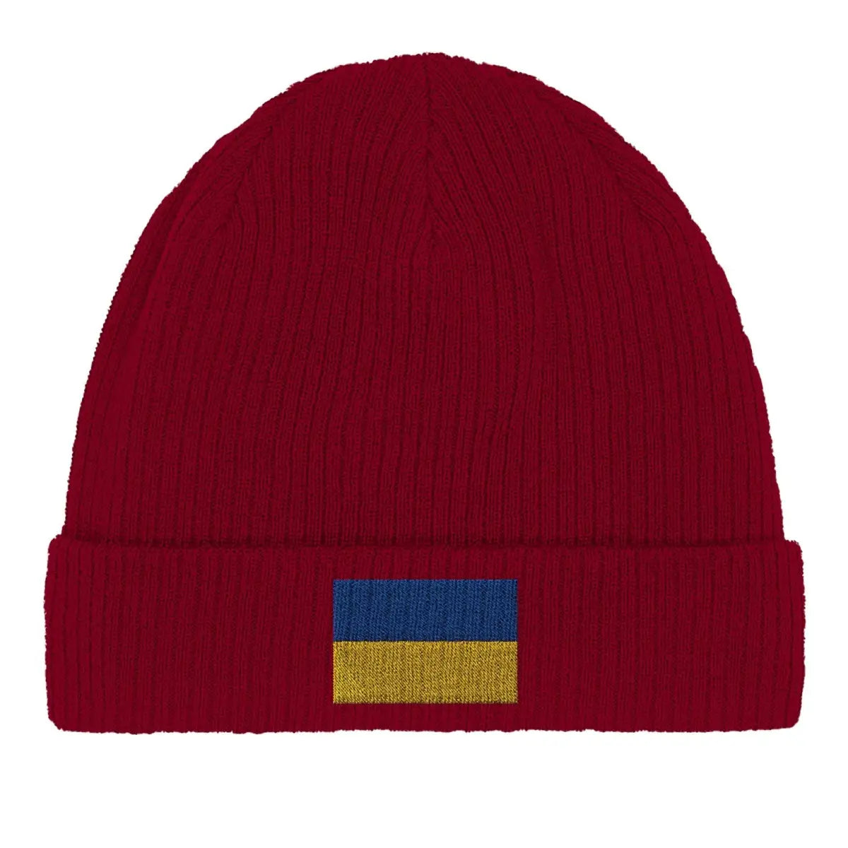 Bonnet en coton Drapeau de l'Ukraine - Pixelforma 