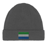 Bonnet en coton Drapeau de Sierra Leone - Pixelforma 