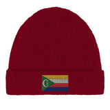 Bonnet en coton Drapeau des Comores - Pixelforma 