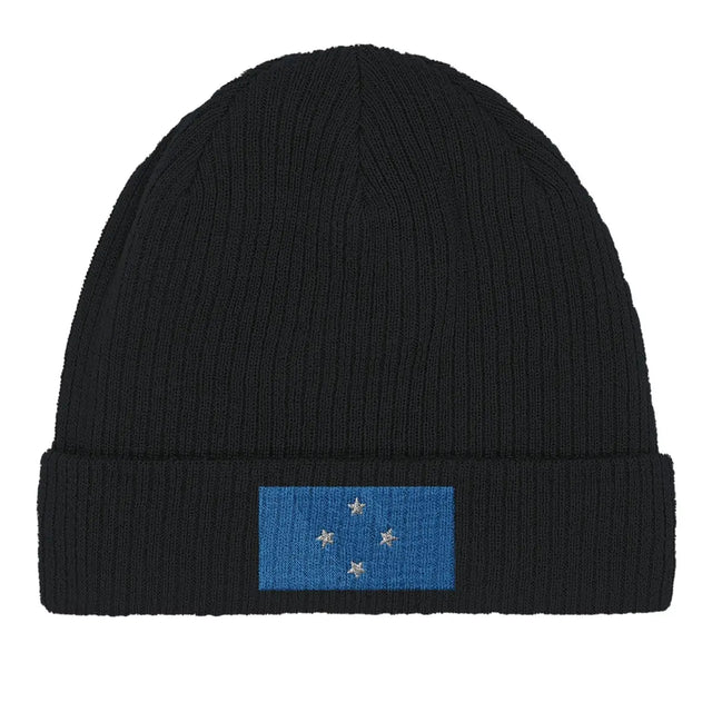 Bonnet en coton Drapeau des États fédérés de Micronésie - Pixelforma 