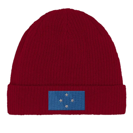 Bonnet en coton Drapeau des États fédérés de Micronésie - Pixelforma 