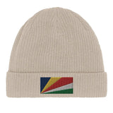 Bonnet en coton Drapeau des Seychelles - Pixelforma 