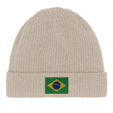 Bonnet en coton Drapeau du Brésil - Pixelforma 