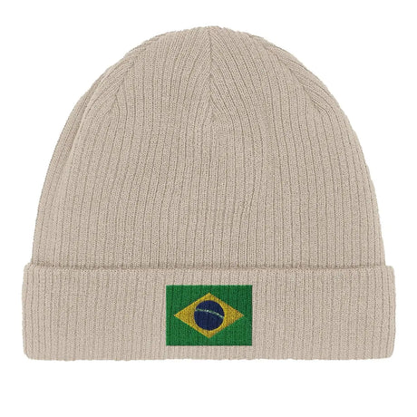 Bonnet en coton Drapeau du Brésil - Pixelforma 