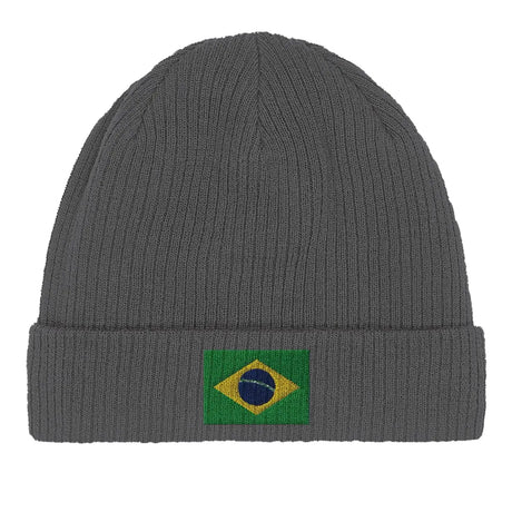 Bonnet en coton Drapeau du Brésil - Pixelforma 