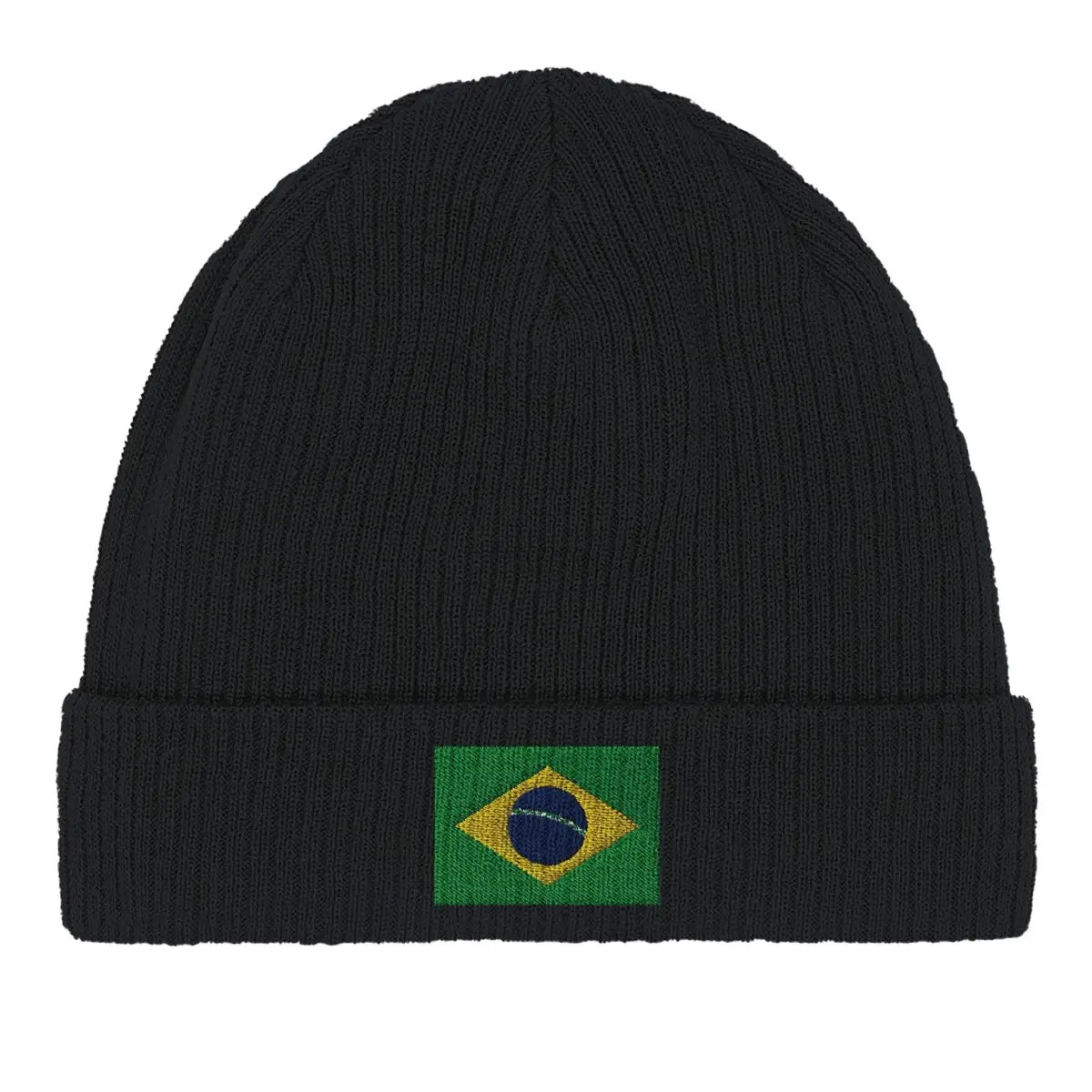 Bonnet en coton Drapeau du Brésil - Pixelforma 