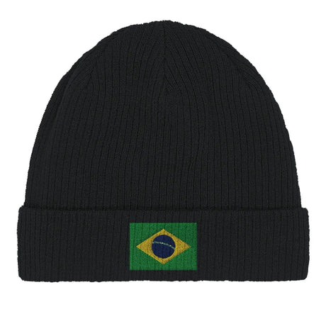 Bonnet en coton Drapeau du Brésil - Pixelforma 