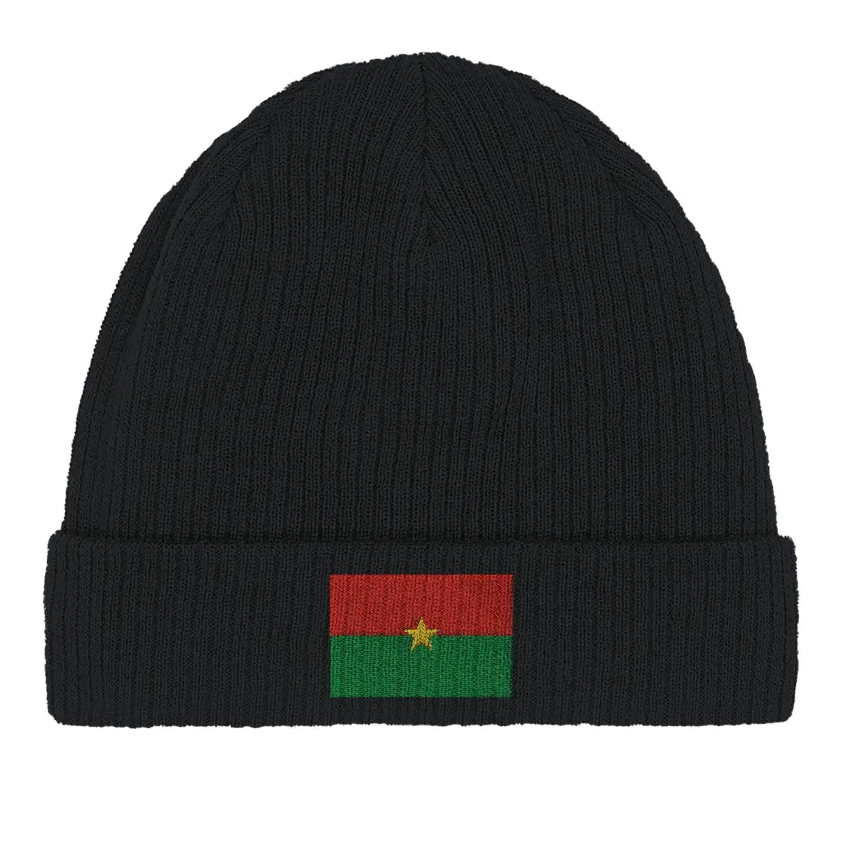 Bonnet en coton Drapeau du Burkina Faso - Pixelforma 