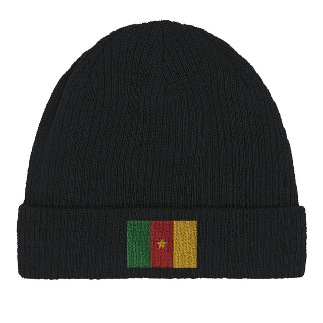 Bonnet en coton Drapeau du Cameroun - Pixelforma 